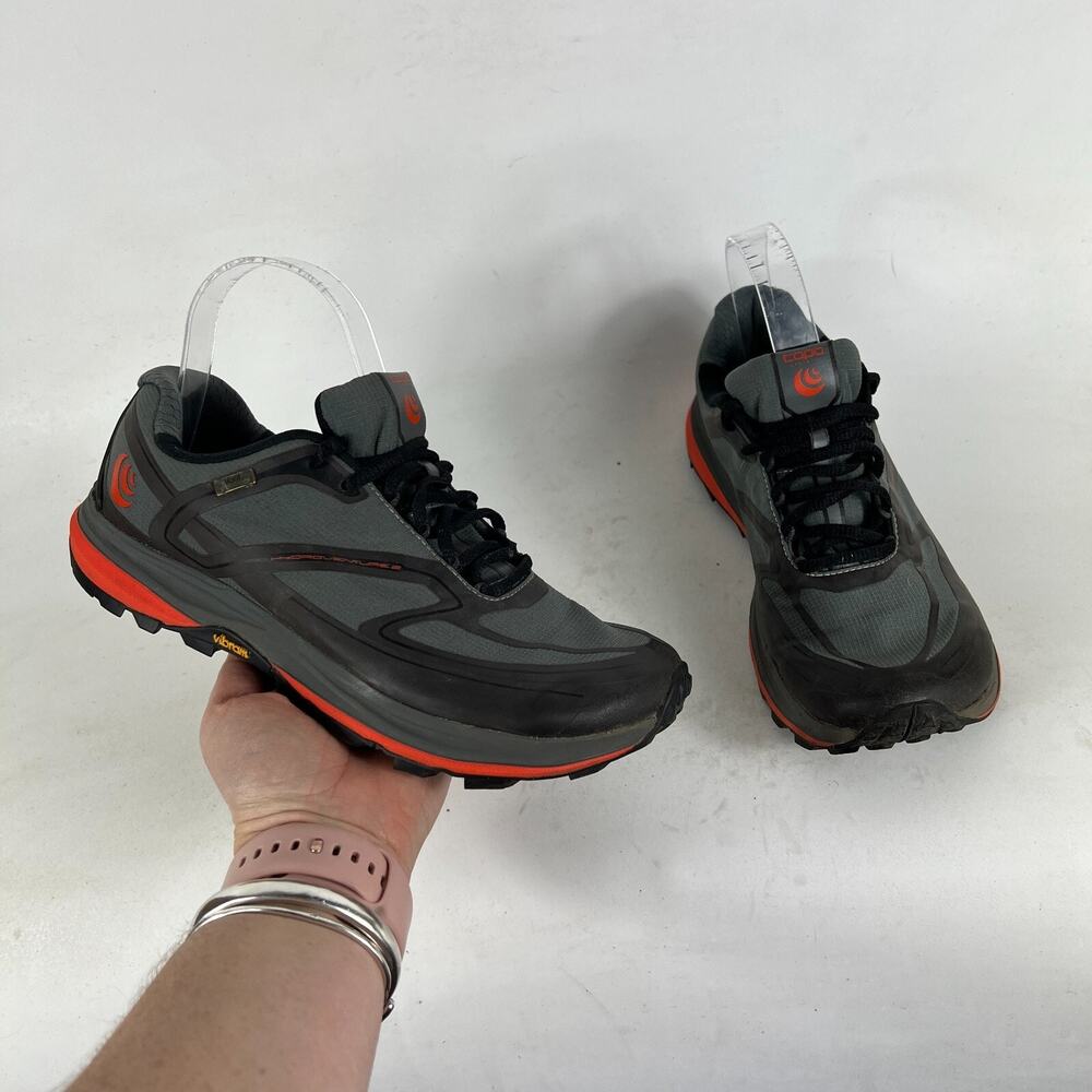 Topo Hydroventure 2 Sneakers Women's 5 Charcoal Lace Up Low Top Running Shoes